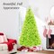 Best Choice Products Pre-Lit Lime Green Christmas Tree, Artificial Full Holiday Decoration w/ Incandescent Lights